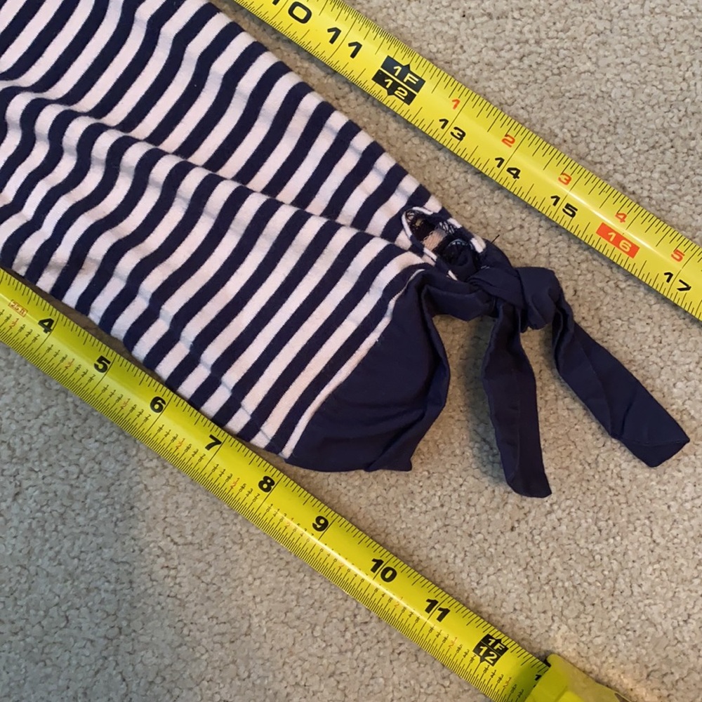 **FREE W/PURCHASE** Curve appeal navy blue and pink stripe pullover top. - Picture 15 of 16